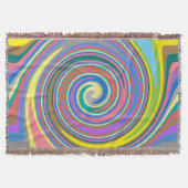 Farbiges Regenbogenmuster Decke (Vorderseite)