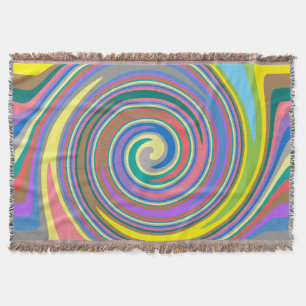 Farbiges Regenbogenmuster Decke