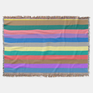 Farbiges Regenbogenmuster Decke