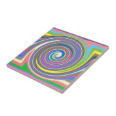 Farbiges Regenbogenmuster Fliese (Seite)