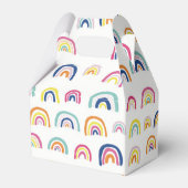 Farbiges Regenbogenmuster Geschenkschachtel (Rückseite)