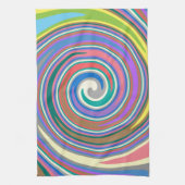 Farbiges Regenbogenmuster Handtuch (Vertikal)