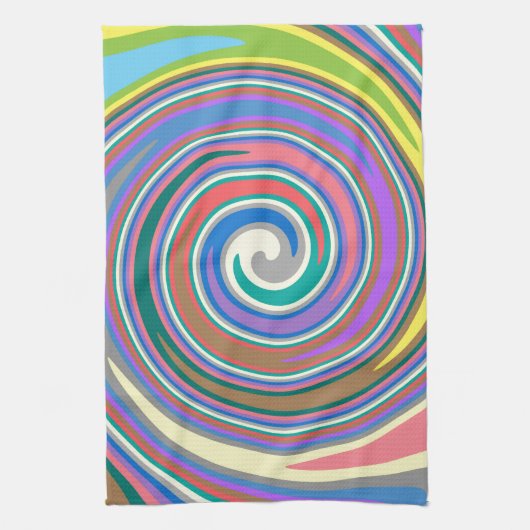 Farbiges Regenbogenmuster Handtuch (Vertikal)