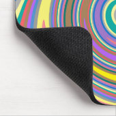 Farbiges Regenbogenmuster Mousepad (Ecke)