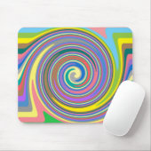 Farbiges Regenbogenmuster Mousepad (Mit Mouse)