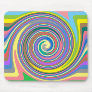 Farbiges Regenbogenmuster Mousepad