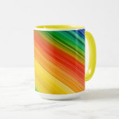 Farbiges Regenbogenmuster Tasse (VorderseiteRechts)