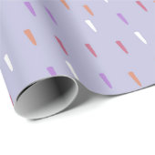 farbiges Regenmuster Geschenkpapier (Rolleneckpunkt)
