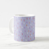 farbiges Regenmuster Kaffeetasse (Vorderseite Links)