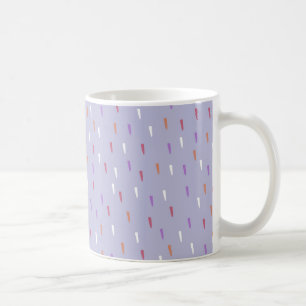 farbiges Regenmuster Kaffeetasse