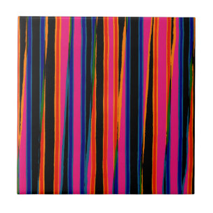 Farbiges Reißpapier Fliese