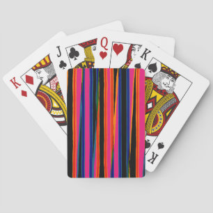 Farbiges Reißpapier Spielkarten