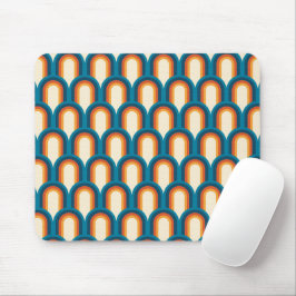 Farbiges Retro Arch Rainbow-Muster Mousepad