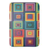 Farbiges Retro-Blockdesign Badematte (Vorderseite Vertikal)