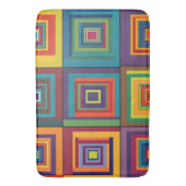 Farbiges Retro-Blockdesign Badematte (Vorderseite Vertikal)