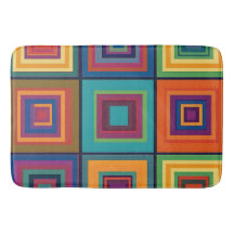 Farbiges Retro-Blockdesign