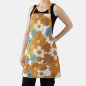 Farbiges Retro-Blume-Muster Schürze (InSitu)