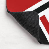 Farbiges Retro-Design mit geometrischen Formen Mousepad (Ecke)