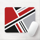 Farbiges Retro-Design mit geometrischen Formen Mousepad (Mit Mouse)