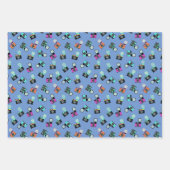 Farbiges Retro-Flash-Kameratyp Geschenkpapier Set (Vorderseite 3)