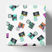 Farbiges Retro-Flash-Kameratyp Geschenkschachtel (Oben)