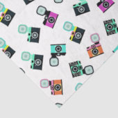 Farbiges Retro-Flash-Kameratyp Seidenpapier (Ausschnitt)