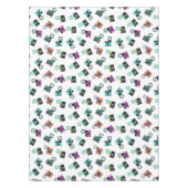 Farbiges Retro-Flash-Kameratyp Tischdecke (Vorderseite)