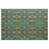 Farbiges Retro-Floral Collage Geometrisches Muster Stoff (Fat Quarter (45,7 x 55,9 cm))