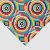 Farbiges Retro-Kreislaufpapier Seidenpapier (Detail)