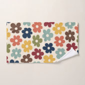 Farbiges Retro-Muster Badhandtuch Set (Handtuch)