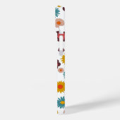 Farbiges Retro-Muster Case-Mate iPhone Hülle (Rückseite / Links)