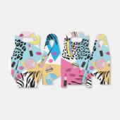 Farbiges Retro-Muster der 90er Jahre Geschenkschachtel (Ungefaltet)