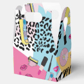 Farbiges Retro-Muster der 90er Jahre Geschenkschachtel (Geöffnet)