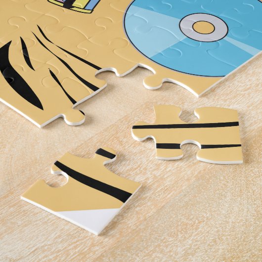 Farbiges Retro-Muster der 90er Jahre Puzzle (Seite)