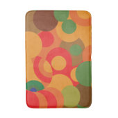 Farbiges Retro-Muster des Mitteljahrhunderts Badematte (Vorderseite Vertikal)