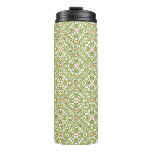 Farbiges Retro-Muster Hintergrund 2 Thermosbecher