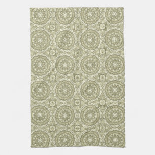 Farbiges Retro-Muster Hintergrund 6 Handtuch