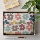 Farbiges Retro-Muster Seidenpapier (Geschenk)