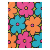 Farbiges Retro-Muster Tischdecke (Vorderseite)