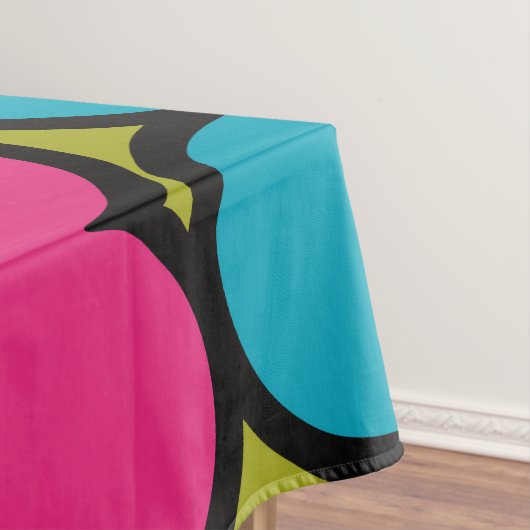 Farbiges Retro-Muster Tischdecke (Beispiel)