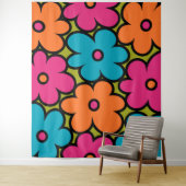 Farbiges Retro-Muster Wandteppich (Beispiel)