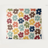 Farbiges Retro-Muster Wandteppich (Vorderseite (Horizontal))