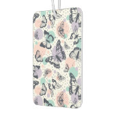 Farbiges Retro-Schmetterlingsmuster Autolufterfrischer (Links)