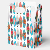 Farbiges Retro-Surfbrett-Muster Geschenkschachtel (Geöffnet)