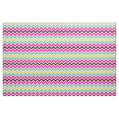 Farbiges Retro-Zickzack Muster Stoff (Fat Quarter (45,7 x 55,9 cm))