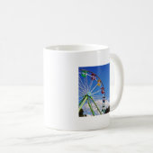Farbiges Riesenrad Kaffeetasse (VorderseiteRechts)