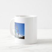 Farbiges Riesenrad Kaffeetasse (Vorderseite Links)
