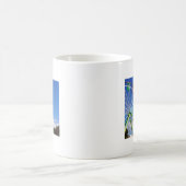 Farbiges Riesenrad Kaffeetasse (Mittel)