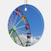 Farbiges Riesenrad Keramik Ornament (Links)