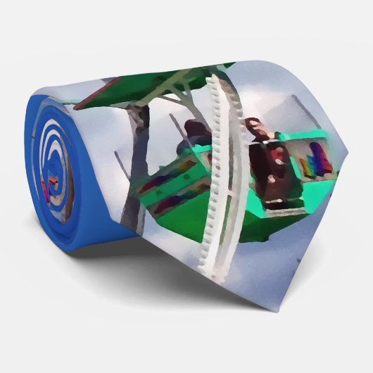 Farbiges Riesenrad Krawatte (Gerollt)